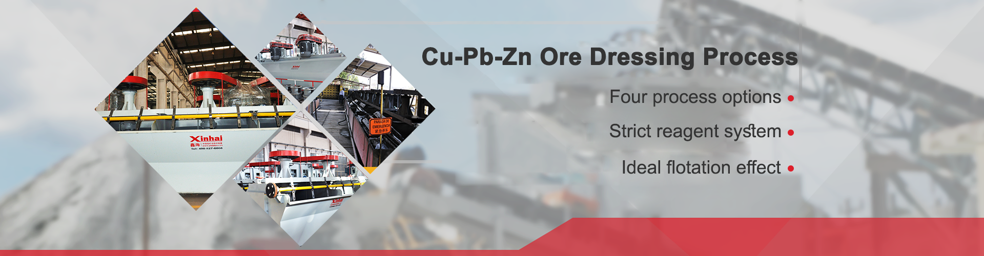 Xinhai Cu-Pb-Zn Ore Dressing Process