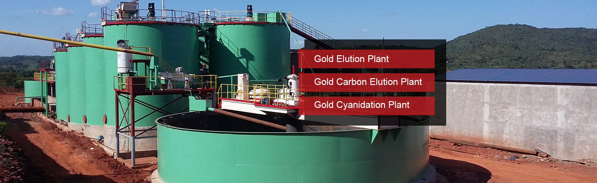 gold elution plant