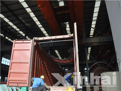 Mining equipment manufactured by us were about to pack and ship.