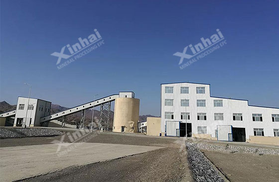 The exterior figure of Pakistan 1500 copper processing plant